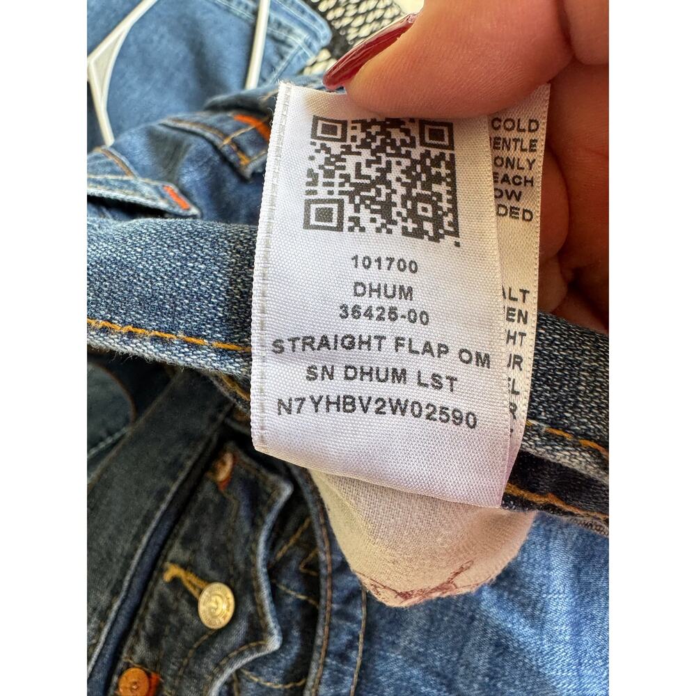 True Religion Jeans Straight-Size 34x34 - Picture 7 of 7